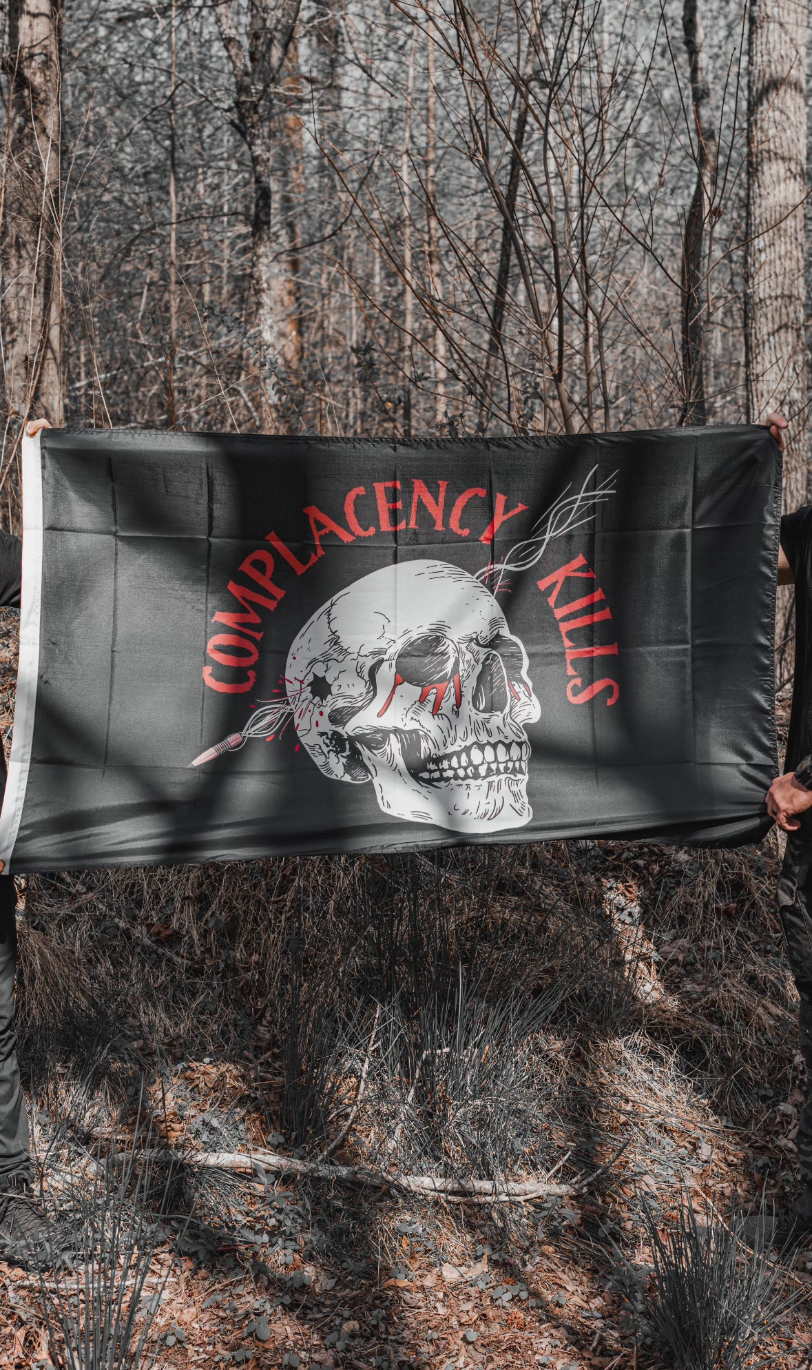 Complacency Kills Flag