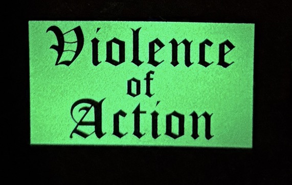 GITD Violence Of Action Leather Patch