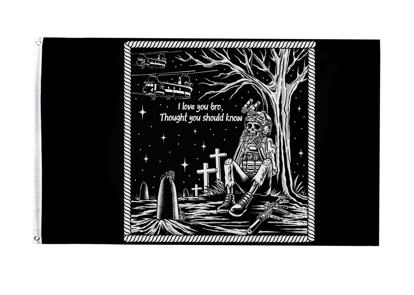 Love You, Bro Flag