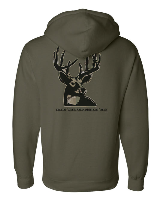 Deer And Beer Hoodie