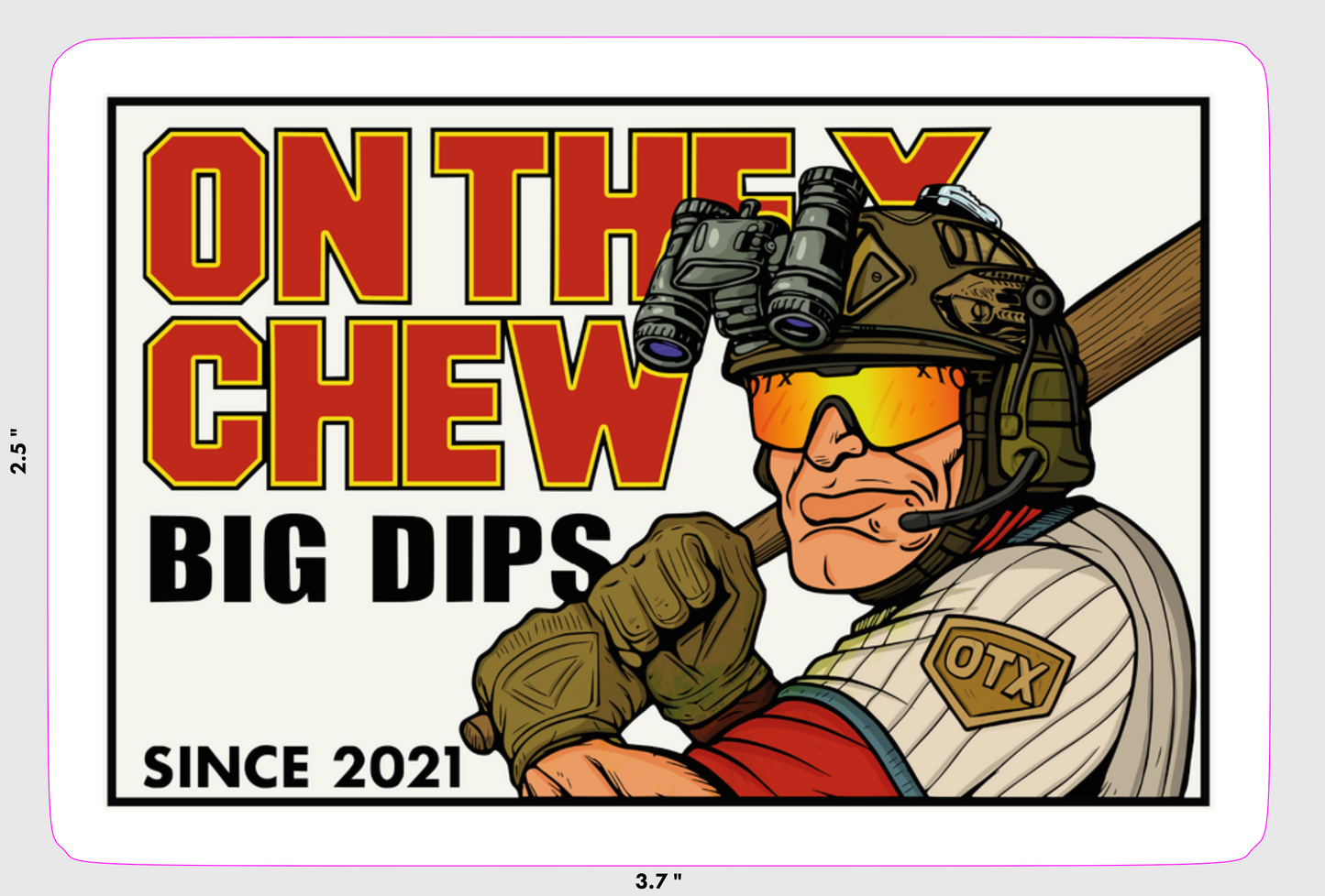 OTX Big League Sticker