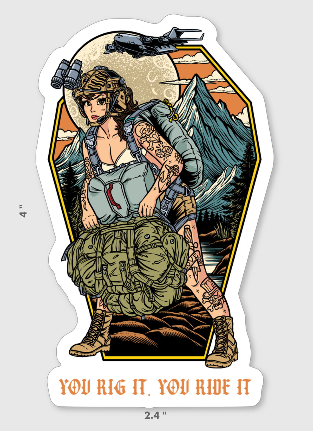 Rig It Ride It Sticker