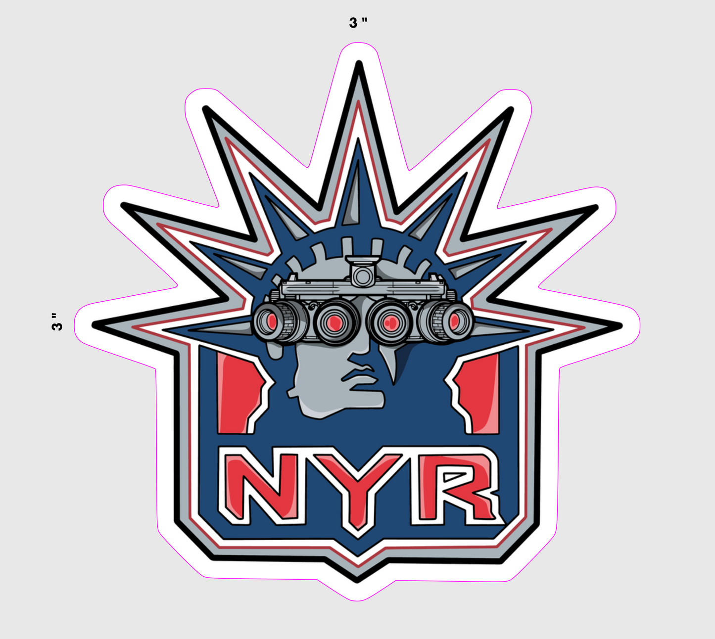 NY Rangers Sticker