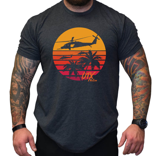 OTX Black Hawk Sunset Tee