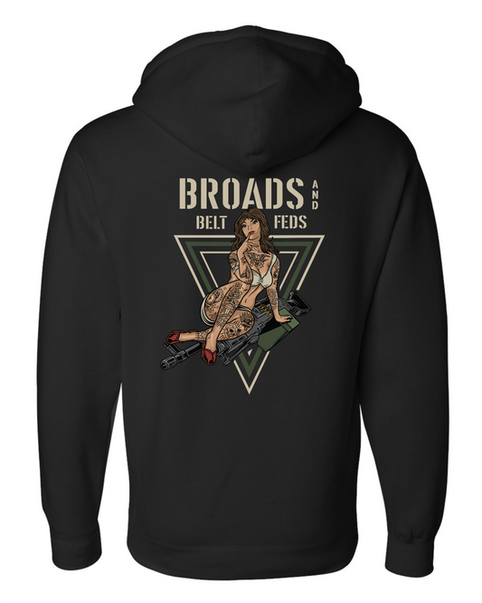 Broads and Belt Feds Hoodie