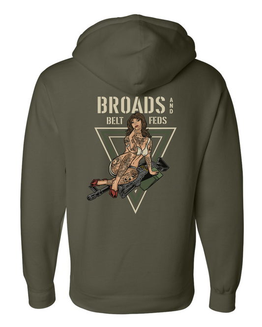 Broads and Belt Feds Hoodie