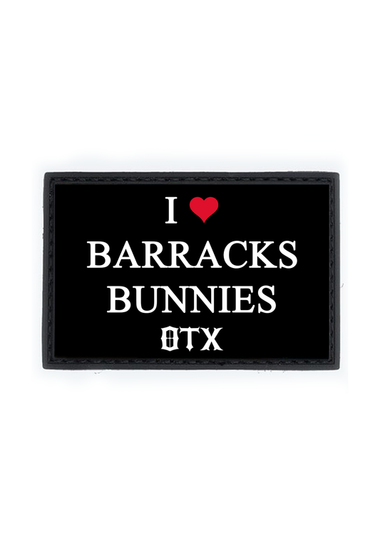 I ❤️ BARRACKS BUNNIES PVC Patch