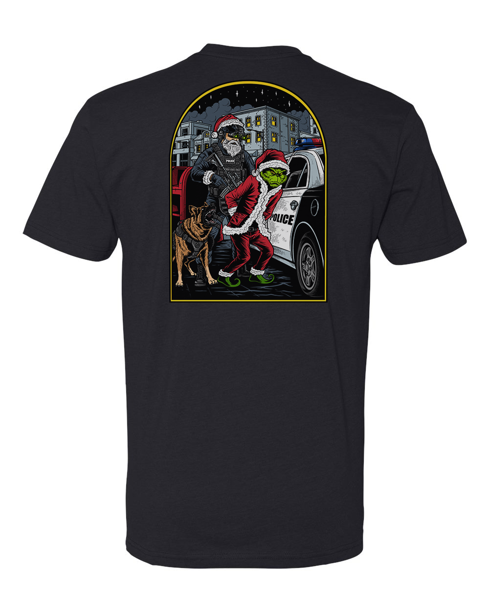 Officer Santa Christmas Tee