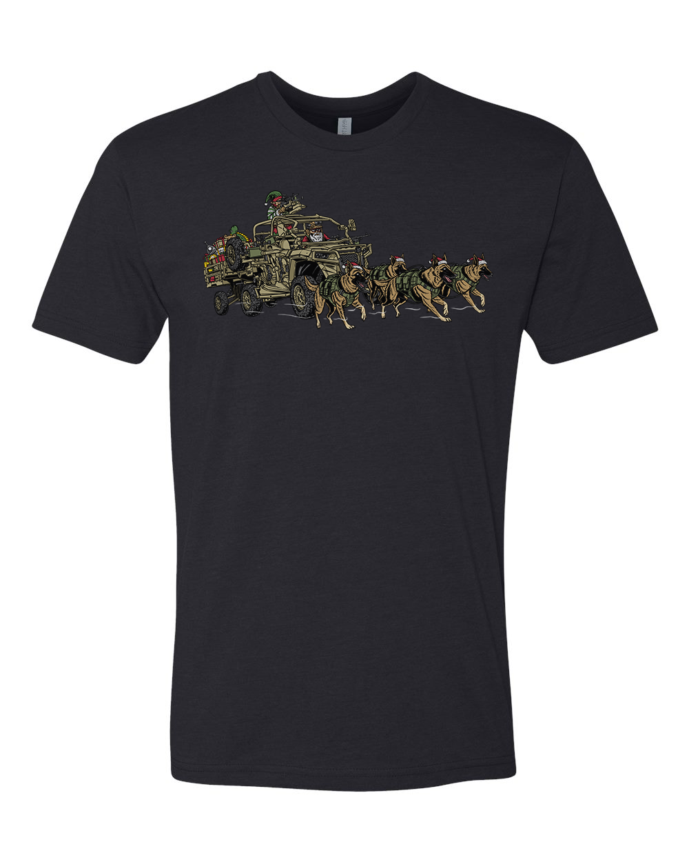 K9 Santa Christmas Tee