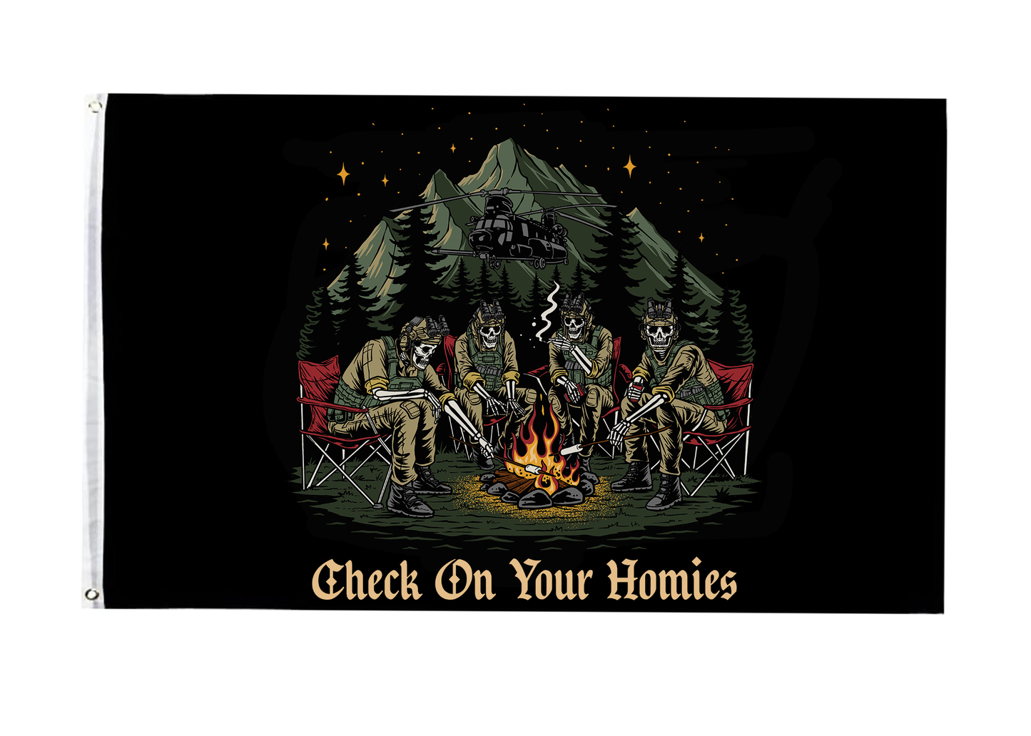 Check On Your Homies Flag