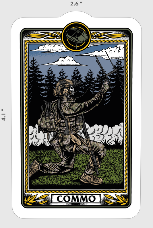 Commo Sticker