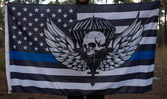 Thin Blue Line Signature Flag