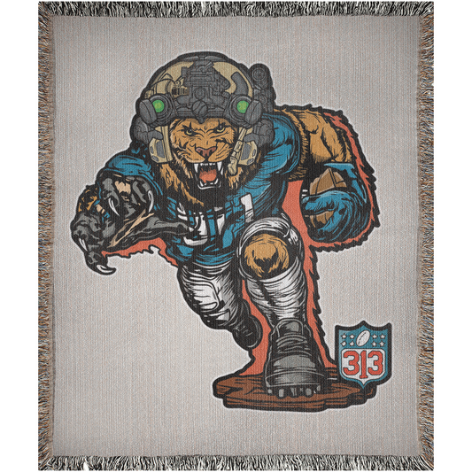 Detroit Lions Woven Blanket