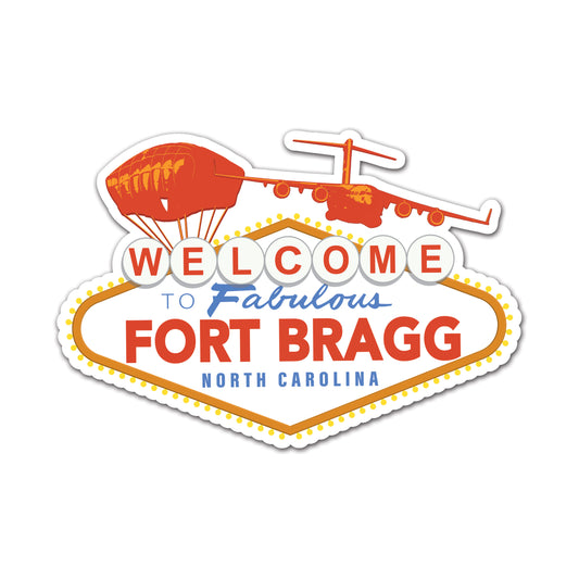 Fabulous Fort Bragg Sticker