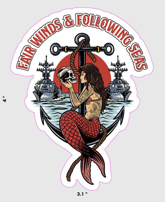 Fair Winds Sticker
