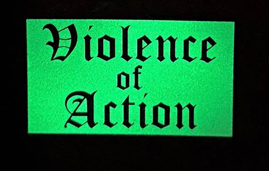 GITD Violence Of Action Leather Patch