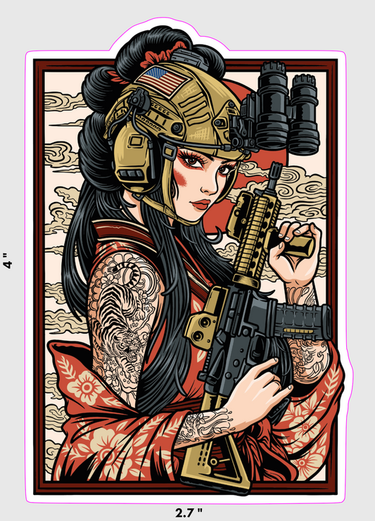 Geisha V1 Sticker
