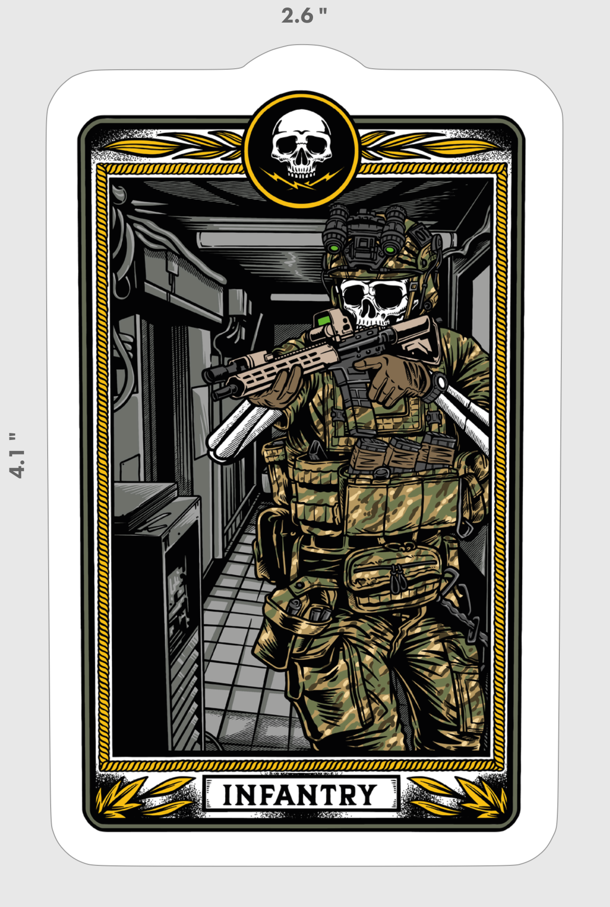 Infantry Sticker