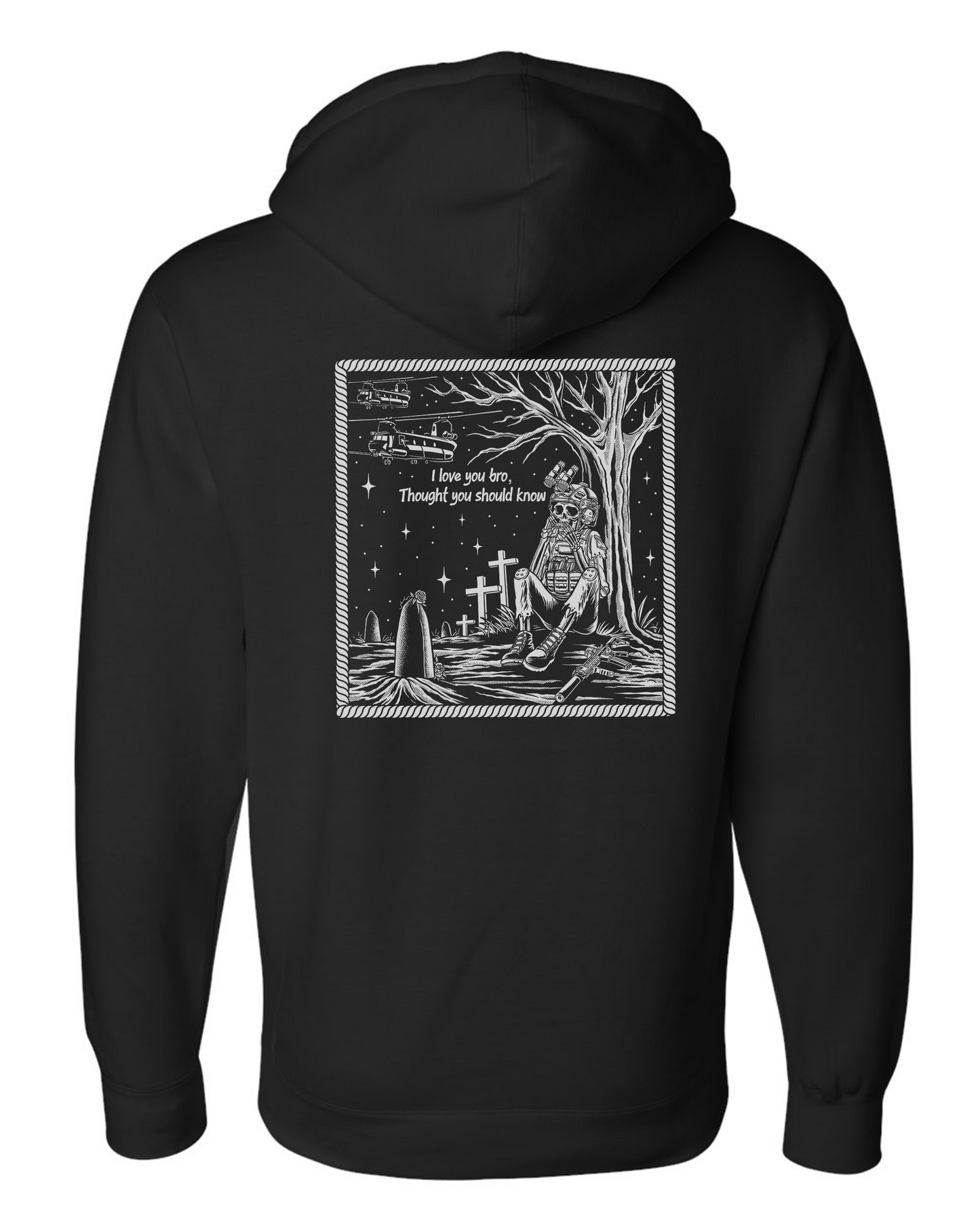 Love You, Bro Hoodie