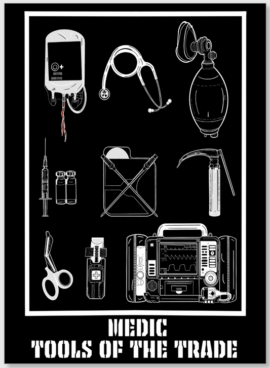 Medic Tools Of The Trade Sticker