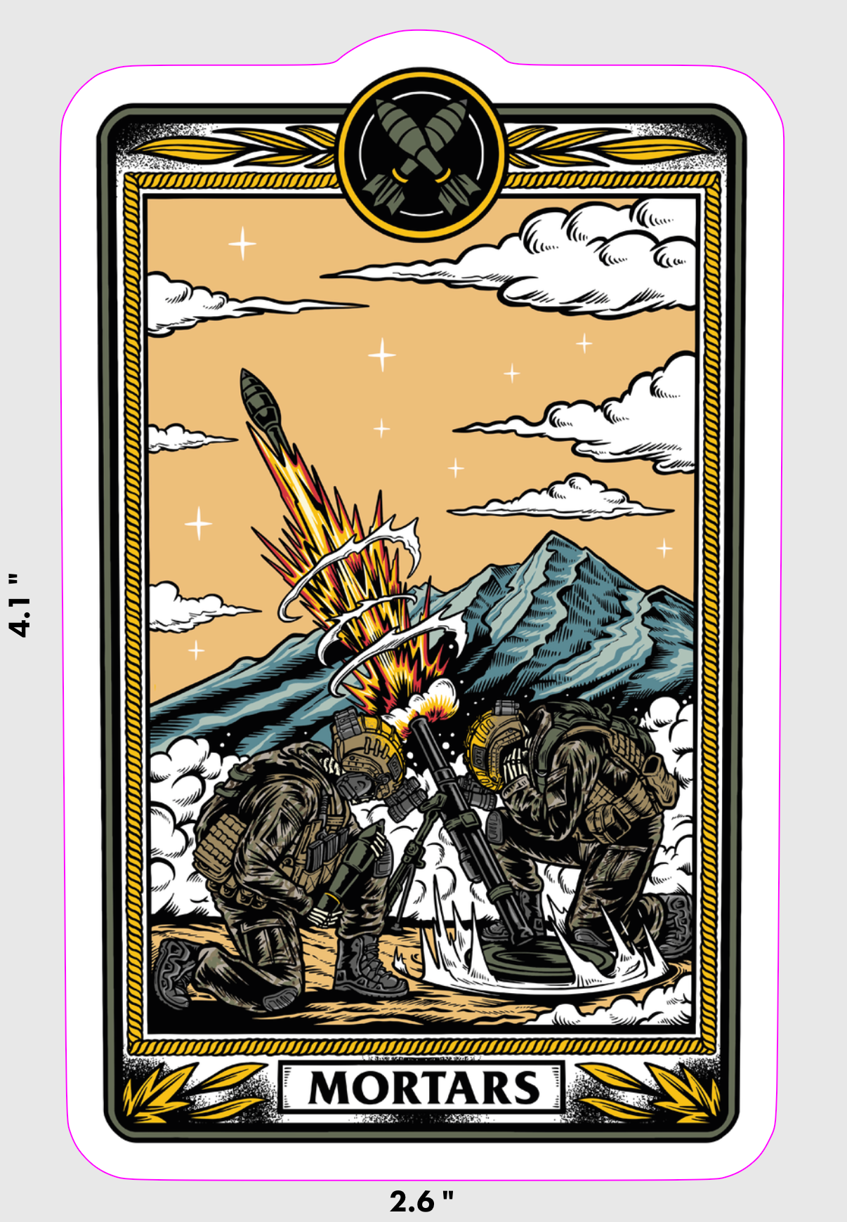 Mortars Sticker