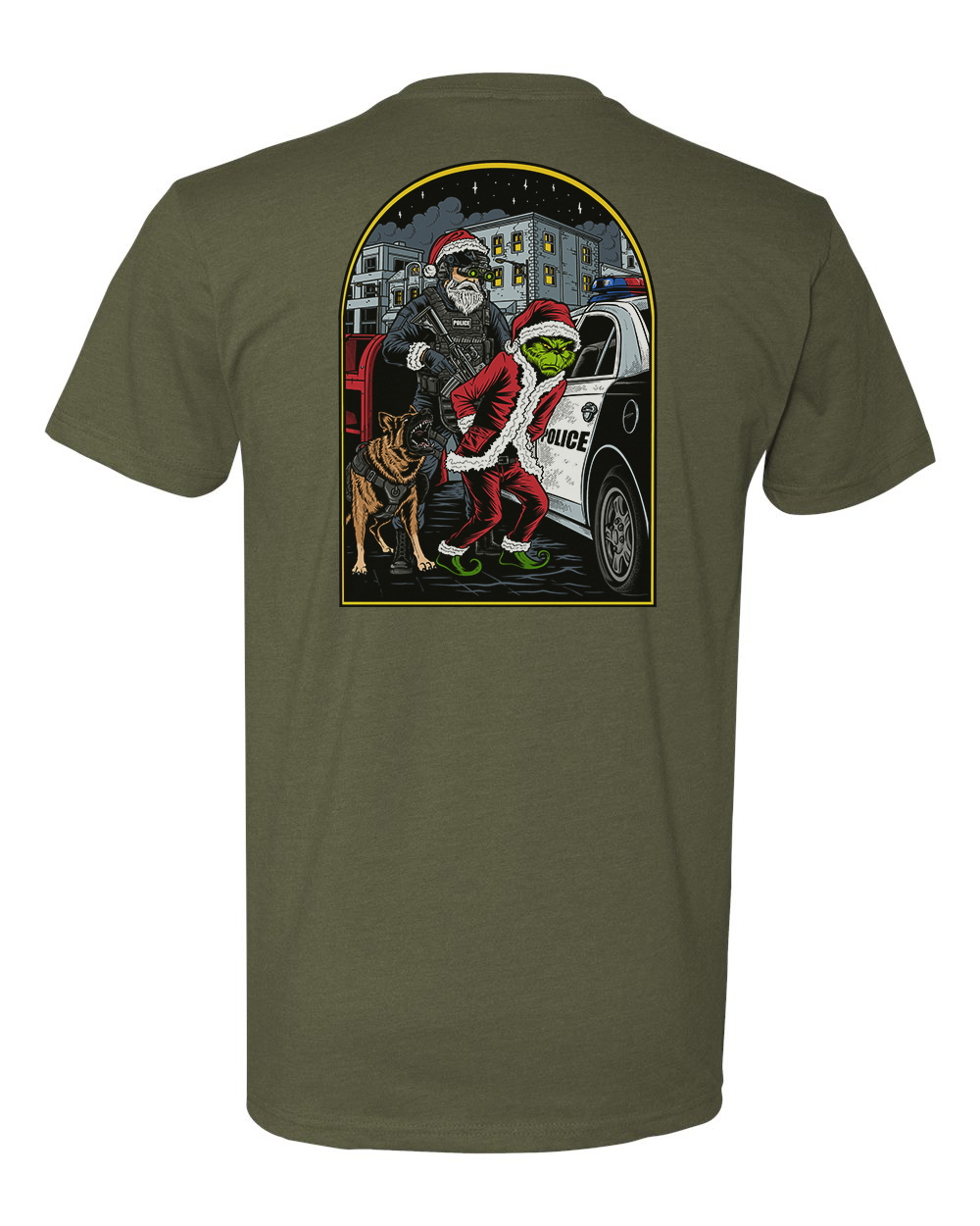 Officer Santa Christmas Tee