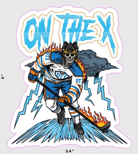OTX Hockey Sticker
