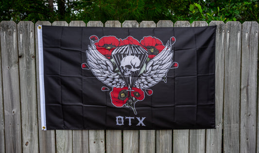 OTX Signature Poppy Flag