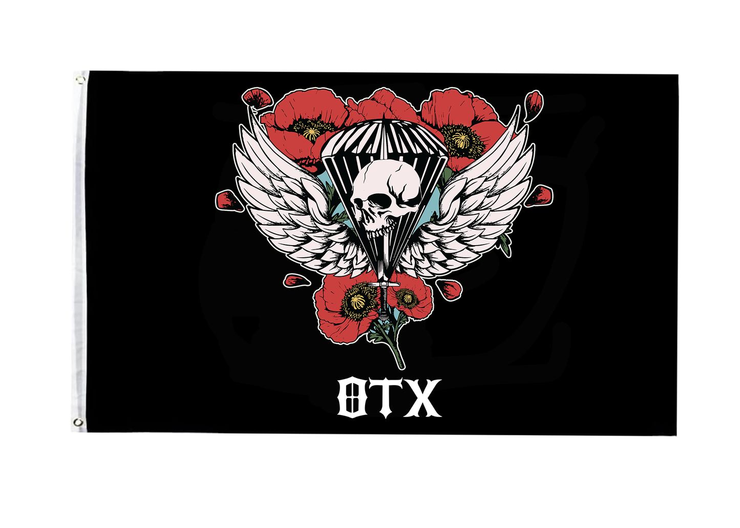 OTX Signature Poppy Flag