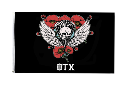 OTX Signature Poppy Flag