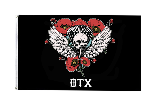 OTX Signature Poppy Flag