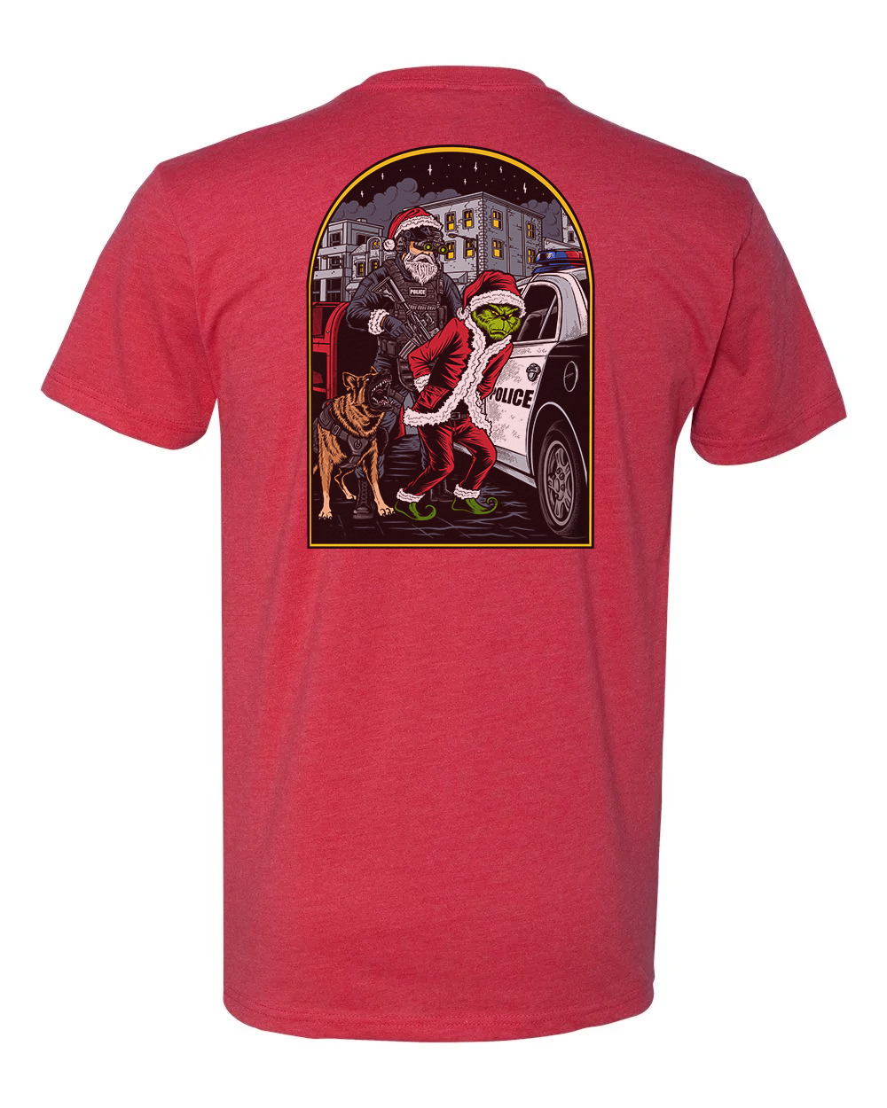 Officer Santa Christmas Tee