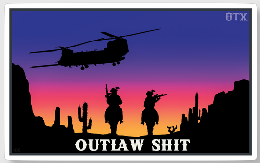 Outlaw Shit Sticker