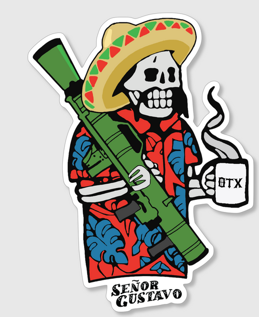 Señor Gustavo Sticker