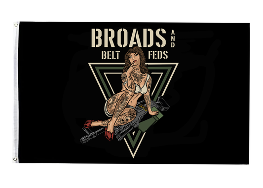 Pre-Order Broads and Belt Fed Flag