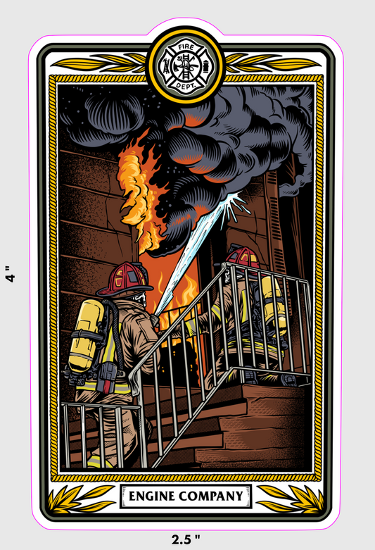 Engine Company Sticker