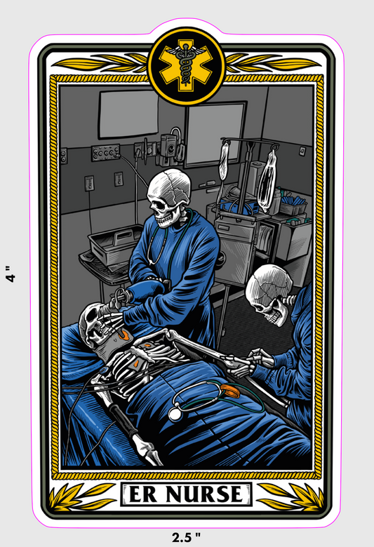 ER Nurse Sticker