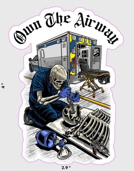 Own The Airway Sticker