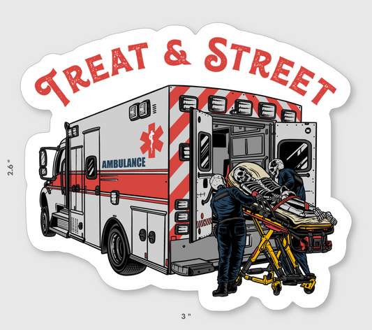 Treat and Street Sticker
