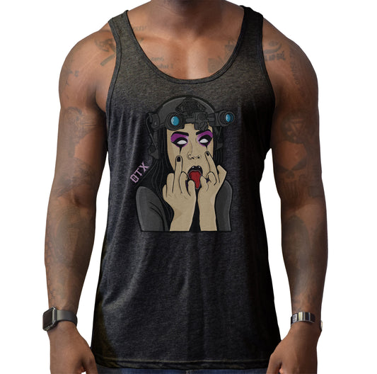 Goth Girl Mens Tank