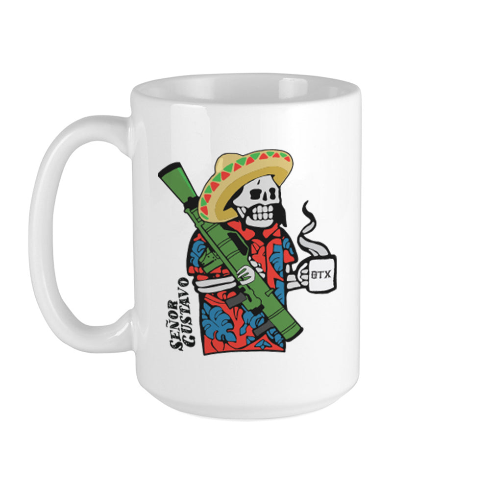 Señor Gustavo Coffee Mugs