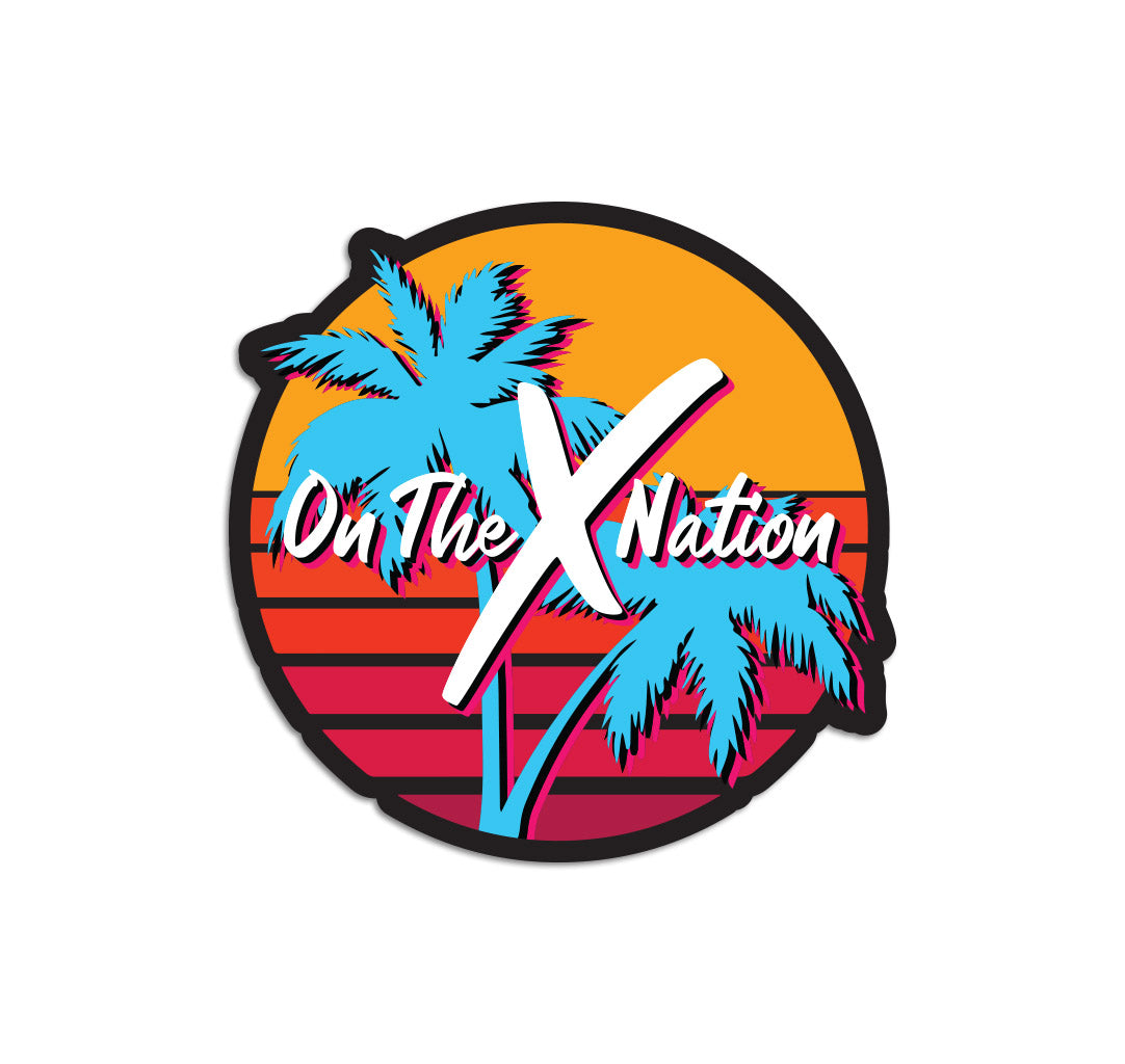 OTX Miami Classic Sunset Sticker